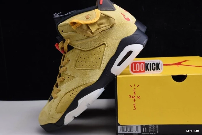 YELLOW Fashionable SCOTT 6 X CN1084- AIR 606 TRAVIS JORDAN 0605